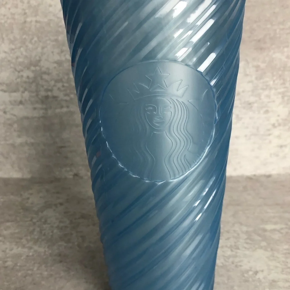 Starbucks NWT 24oz Blue Swirl Venti Tumbler